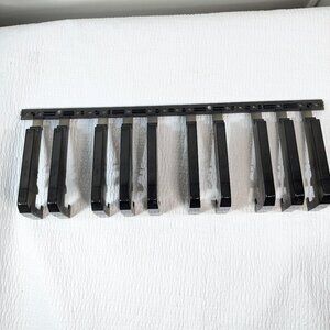 Casio 10 Black Key Strip Set‎ for electronic keyboard piano keys LK-265 Part